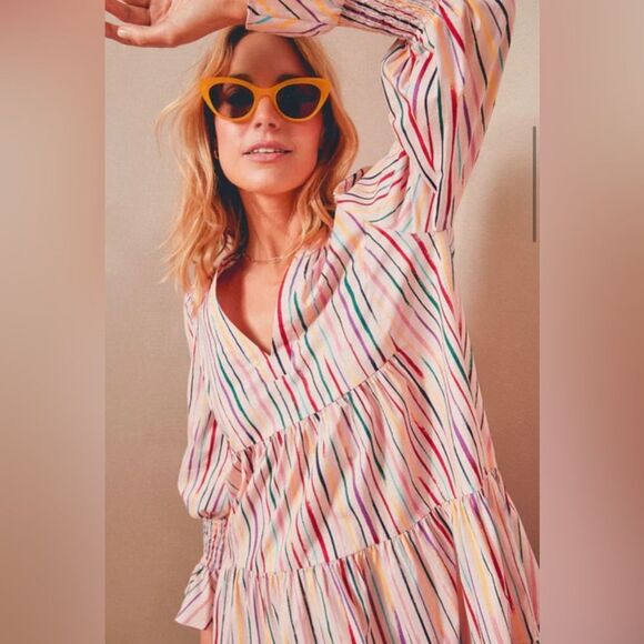 POMANDER PLACE Bermuda Pink Sorbet Kenzo Dress; Size Medium; NWOT! 😃 - Picture 4 of 14